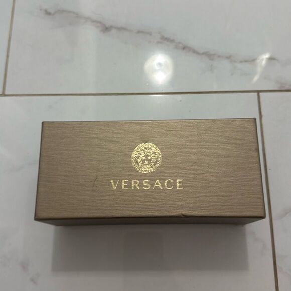 Gold Versace Sunglasses Box - Authentic - Like New Box - Picture 1 of 4